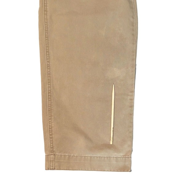 MOSSissue‎ Capri Cargo Capri  Wide Leg Cotton Khaki  & Army Green Lot of 2  SZ 5 - Picture 15 of 16